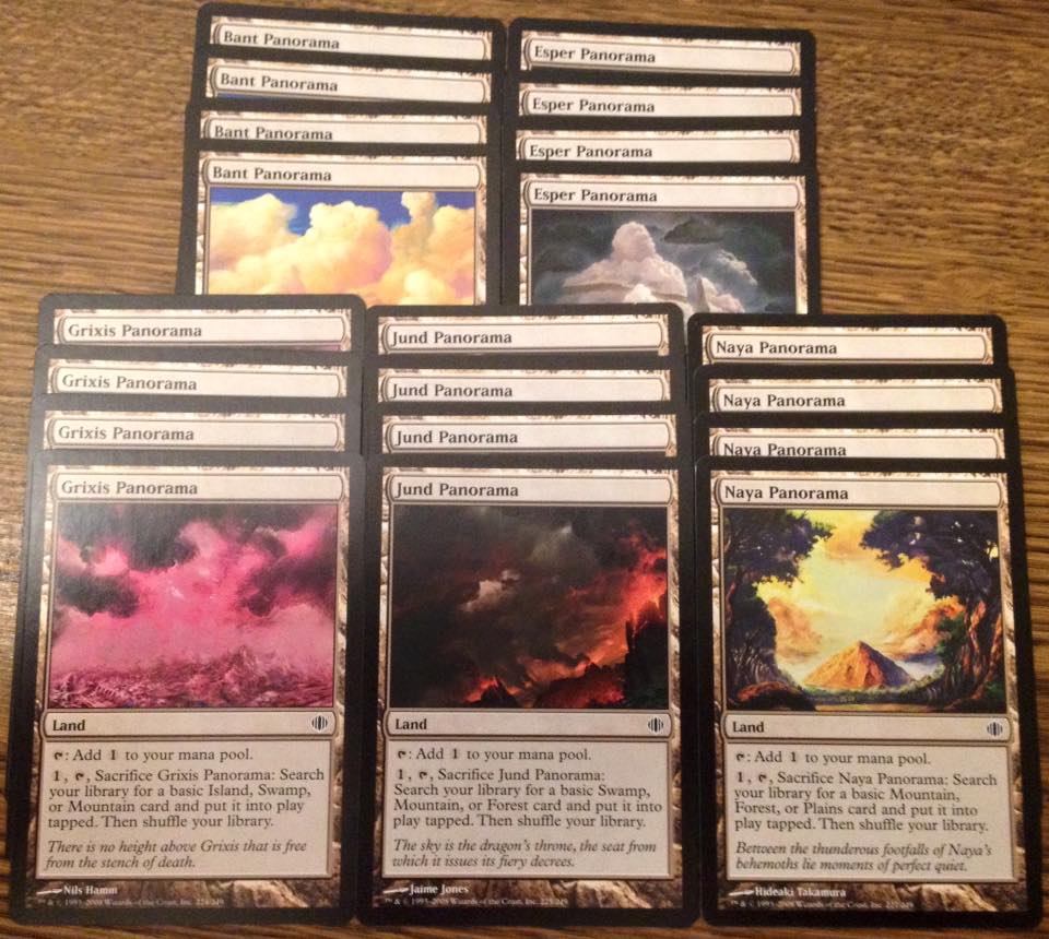 20x Panorama Land (Bant, Esper, Grixis, Jund, Naya) Common Lands Lot/Collection 20x Panorama Land (Bant, Esper, Grixis, Jund, Naya) Common Lands Lot/Collection
